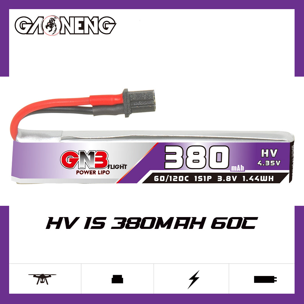 GNB 380mAh 1S 60C LiHV Battery - A30