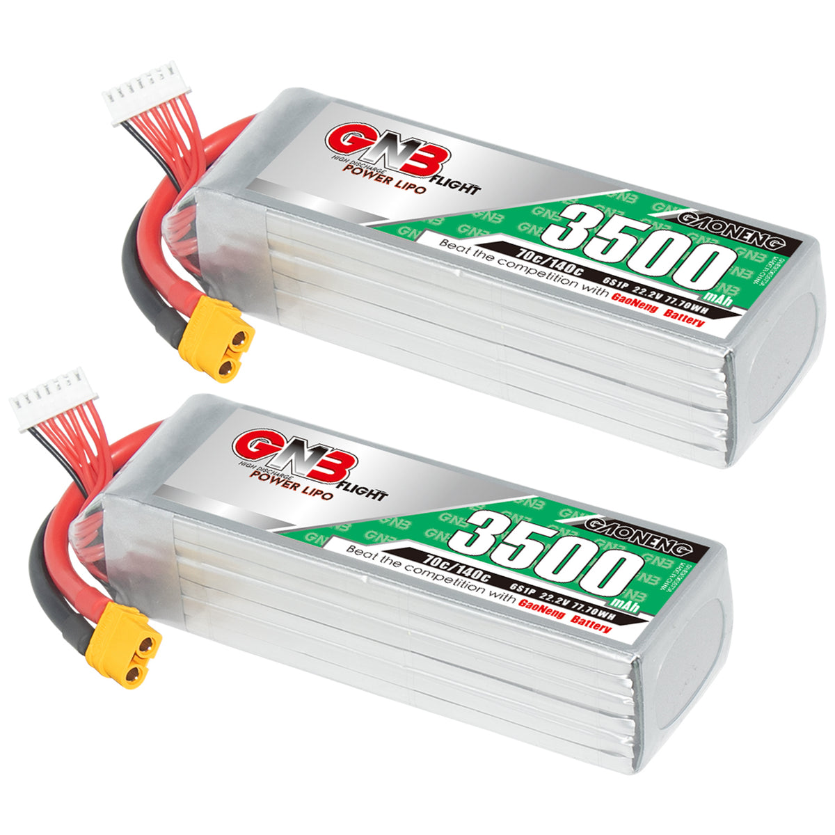 GNB 3500mAh 6S 70C LiHV Battery - XT60