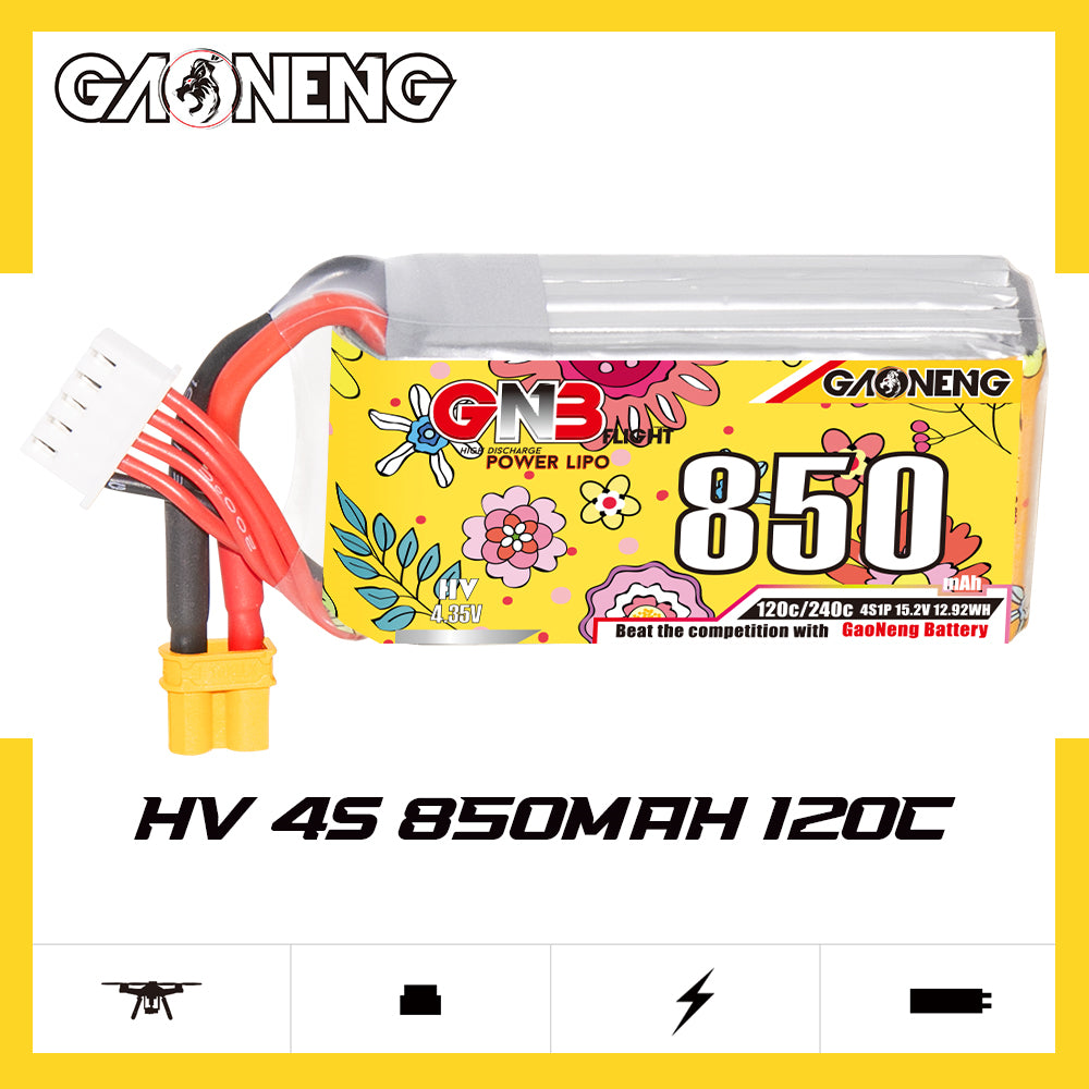 GNB 850mAh 4S 120C LiHV Battery - XT30